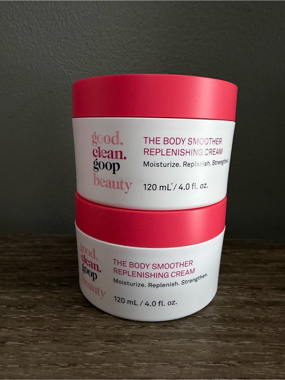 good. clean. goop beauty The Body Smoother Replenishing Cream — set of two